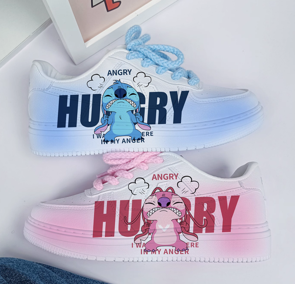 Stitch Low Top Sneakers Disney Air Force 1 Unisex Kids Adult Running Sports Shoes Gifts Media 1 of 6