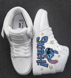 Stitch High Tops Disney Sneakers Stitch and Angel Unisex Kids and Adult Running Sports Shoes Gifts