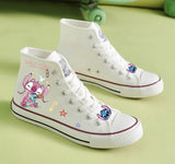 Lio And Stitch High Top Shoes Converse Sneakers Unisex Kids and Adult Runners Sports Shoes Gifts