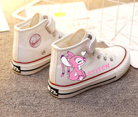 Lio And Stitch High Top Shoes Gifts For Kids Children Cartoon Cute Converse Sneakers Canvas High Tops Cozy