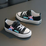Stitch Low Tops Canvas Shoes Sneakers Disney Kid Shoes Converse Unisex Shoes Gifts