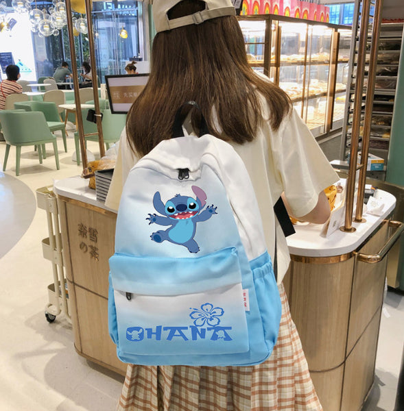 Lilo and Stitch Backpack Disney Girl Schoolbag Boy Kids Teenage Cartoon Bag Travel Bag Gifts Media 1 of 4