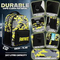 FORTNITE Kids Teens Backpack School Travel Bag Sports Birthday Gifts