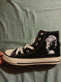 Marilyn Monroe Shoes High top Canvas Shoes Sneakers Women Shoes Gifts