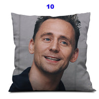 Tom Hiddleston Zipper Pillow Case Loki Sofa Car Pillow Cover Home Decorative