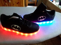 Batman Flashing LED Luminous Shoes