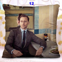 Tom Hiddleston Loki Zipper Pillow Case Loki Sofa Car Pillow Cover Home Decorative