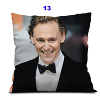 Tom Hiddleston Zipper Pillow Case Loki Sofa Car Pillow Cover Home Decorative