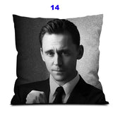 Tom Hiddleston Zipper Pouzdro na polštář Loki Sofa Auto povlak na polštář Domácí dekorativní