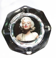 Marilyn Monroe Crystal Ashtray 