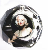 Marilyn Monroe Crystal Ashtray 