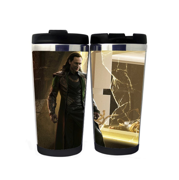 Tom Hiddleston Loki Hrnek Nerezová ocel 400ml Kávový šálek Čaj Beer Stein Dárky