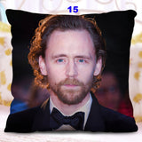 Tom Hiddleston Loki Zipper Pouzdro na polštář Loki Sofa Auto povlak na polštář Domácí dekorativní