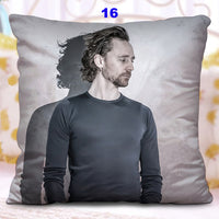 Tom Hiddleston Loki Zipper Pillow Case Loki Sofa Car Pillow Cover Home Decorative