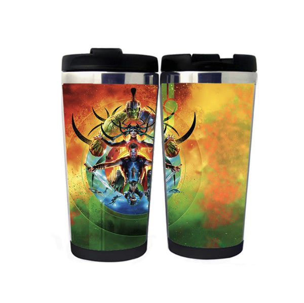 Thor Ragnarok Loki Hrnek Nerezová ocel 400 ml Káva Šálek čaje Pivo Stein Loki Dárky k narozeninám Vánoční dárky