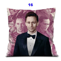 Tom Hiddleston Zipper Pillow Case Loki Sofa Car Pillow Cover Home Decorative