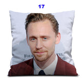 Tom Hiddleston Zipper Pouzdro na polštář Loki Sofa Auto povlak na polštář Domácí dekorativní