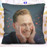 Tom Hiddleston Loki Zipper Pillow Case Loki Sofa Car Pillow Cover Home Decorative