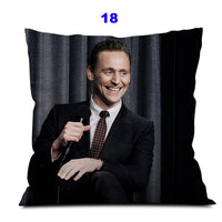 Tom Hiddleston Zipper Pillow Case Loki Sofa Car Pillow Cover Home Decorative