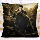 Tom Hiddleston Loki Zipper Pillow Case Loki Sofa Car Pillow Cover Home Decorative