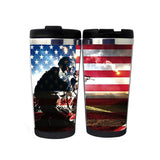 American Flag Soldier Mug