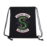 Riverdale Southside Serpents Top Backpack for Travel Drawstring School Bags Drawstring Bags Gym Bag