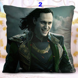 Tom Hiddleston Loki Zipper Pillow Case Loki Sofa Car Pillow Cover Home Decorative
