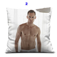 Tom Hiddleston Zipper Pillow Case Loki Sofa Car Pillow Cover Home Decorative