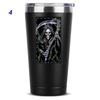 Grim Reaper Skull Coffee Mug
