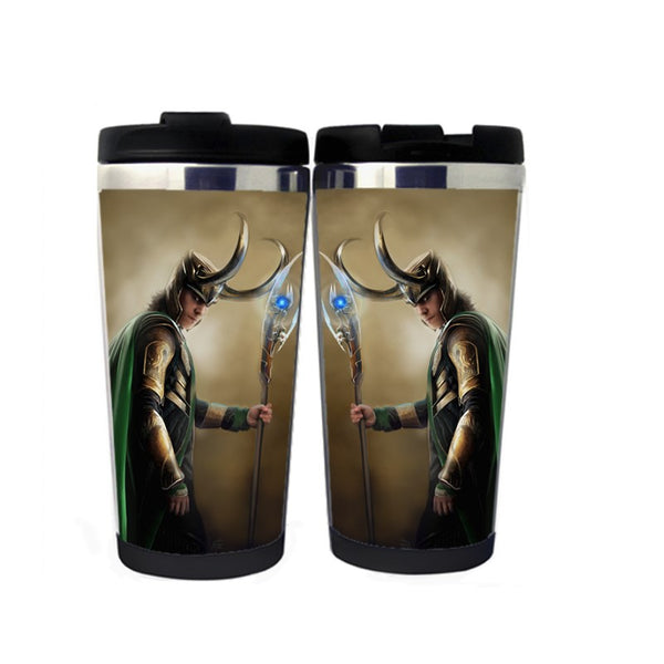 Tom Hiddleston Loki Hrnek Nerezová ocel 400 ml Káva Šálek čaje Pivo Stein Loki Dárky k narozeninám Vánoční dárky