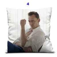 Tom Hiddleston Zipper Pillow Case Loki Sofa Car Pillow Cover Home Decorative