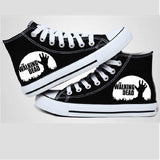 The Walking Dead Hand Painted Canvas Shoes,Outdoor Leisure Fashion Sneakers,Unisex Casual Shoes