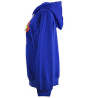 Stunning Unisex Mens And Womens Onesie Superman & Batman Hooded Zip Front Sweater