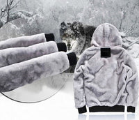Luminous Attack on Titan Thickening cotton-padded jacket  Winter Warm Hoodie Flannel Coats Soft Comfort Cashmere Sweatshirts