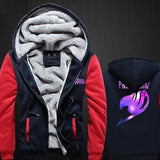 FAIRY TAIL Thickening cotton-padded jacket  winter warm Hoodie Flannel Coats Soft Comfort Cashmere Sweatshirts