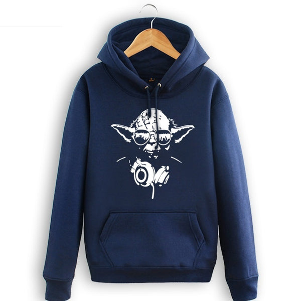 Star Wars Yoda Unisex Hooded Cardigan Sweater,Stree Fashion Sports Coat,Cool Hoodie Sweater Coat Pullover