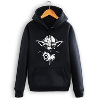 Star Wars Yoda Unisex Hooded Cardigan Sweater,Stree Fashion Sports Coat,Cool Hoodie Sweater Coat Pullover