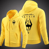 The Elder Scrolls Unisex  Zipper Hooded Cardigan Sweater,Stree Fashion Sports Coat,Cool Hoodie Sweater Coat