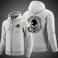 Metal Gear Solid Unisex  Zipper Hooded Cardigan Sweater,Stree Fashion Sports Coat,Cool Hoodie Sweater Coat