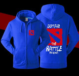 Dota The Battle Begins Cool Hooded Thickened Velour Coat Jacket Sweatshirts