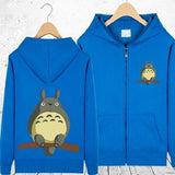 Totoro Zipper Hoodie Coats Outwear Jacket Sweater Pullover gifts