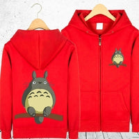 Totoro Zipper Hoodie Coats Outwear Jacket Sweater Pullover gifts