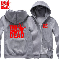 The Walking Dead Unisex  Zipper Hooded Cardigan Sweater,Stree Fashion Sports Coat,Cool Hoodie Sweater Coat