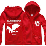 How to Train Your Drago Unisex Zipper Hooded Cardigan Sweater,Stree Fashion Sports Coat,Cool Hoodie Sweater Coat