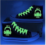 Breaking Bad  Luminous High Top Canvas Shoes Sneakers Sports,Shoes,Leisure Shoes