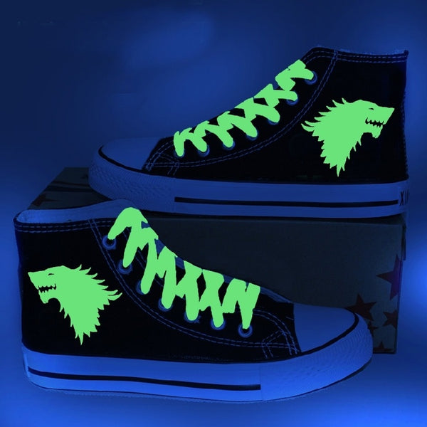 Game of Thrones Luminous High Top Canvas Shoes Sneakers Sports,Shoes,Leisure Shoes