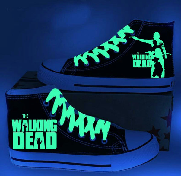 The Walking Dead High Top Luminous Canvas Shoes Sneakers Sports,Shoes,Leisure Shoes