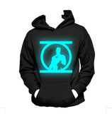 Green Lantern Luminous Hooded Sweater Pullover Sweatshirt Hoodie Cosplay Costume Christmas Gifts Birthday Gifts