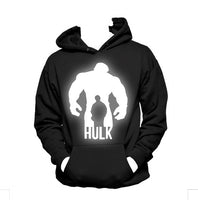 Hulk Luminous Hooded Sweater Pullover Sweatshirt Hoodie Cosplay Costume Christmas Gifts Birthday Gifts