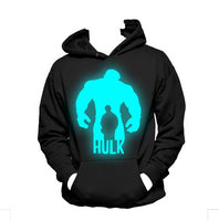 Hulk Luminous Hooded Sweater Pullover Sweatshirt Hoodie Cosplay Costume Christmas Gifts Birthday Gifts